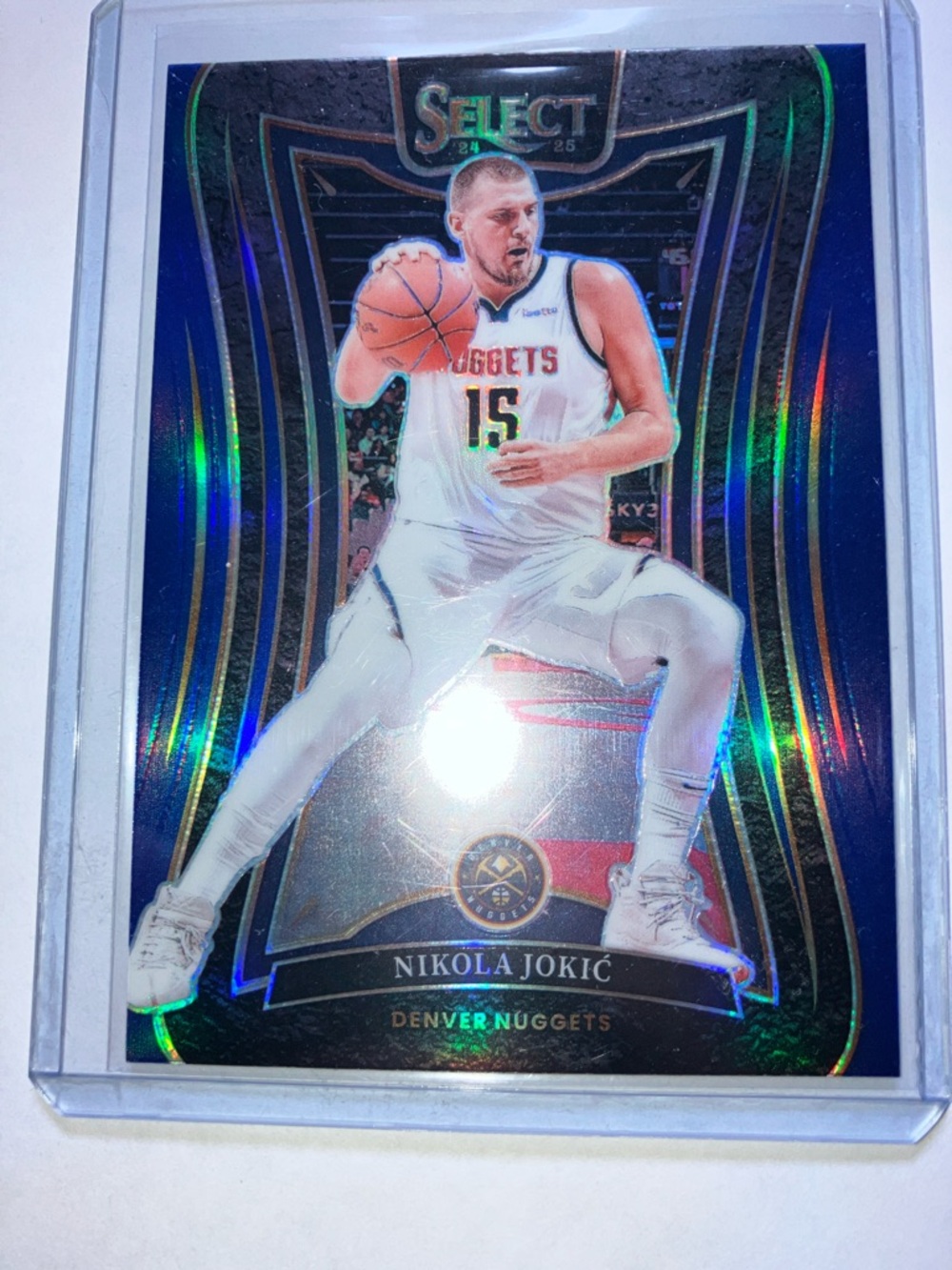 2024-25 Panini Nikola Jokic Denver Nuggets Holo Prizm Card NM+